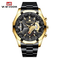 TRILLION ID Jam Tangan Pria Stainless Steel Tahan Air - Jam Tangan Pria Bisnis Keren VAVA08 - Jam Ta