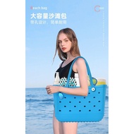 ⭐️Ready Stock⭐️Beg Pantai New Large EVA Beach Bag, Outdoor Waterproof & Portable for Travel