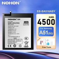 NOHON EB-BA516ABY Battery for Samsung Galaxy A51 5G A516 SM-A516B/DS SM-A5160 Phone Batteries + Free