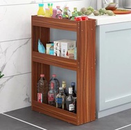 （訂貨價 $150up）17cm超窄空間 廚房置物架(雙層|三層) 廚房收納架 Wood Kitchen Rack