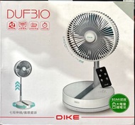 【DIKE】 Brief 8吋擺頭定時伸縮立扇DUF310