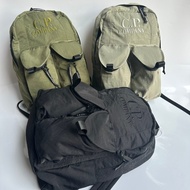 C.P. COMPANY Nylon Backpack Embroidered CP Shoulder Pack School Bag