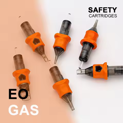 INKIN Silicone Tattoo Cartridge Needles RL RS MC M1 Tattoo Needles Safety Membrane for Tattoo Cartri