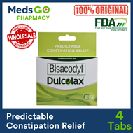 Dulcolax for Constipation - Bisacodyl 5mg - 4 Tablets