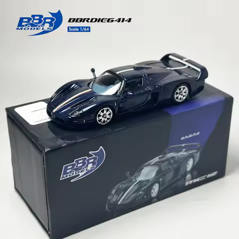 BBR 1:64 MC12 Stradale metal blue car model