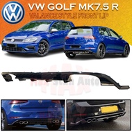 VOLKSWAGEN GOLF MK7.5 R VALANCE VW GOLF 7.5 R VALANCE DIFFUSER GOLF 7.5 TSI CONVERT GOLF R CAR BODYK