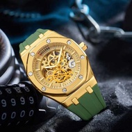 [NEW] BELLEDA JAM TANGAN PRIA BELLEDA 9532 STRAP RUBBER ANTI AIR 3ATM COWOK OTOMATIS GARANSI RESMI