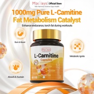MixSays L-Carnitine 1000mg | Dengan L-Carnitine, Teh Hijau, Halia, Ekstrak Lada Hitam dan Serbuk Bua