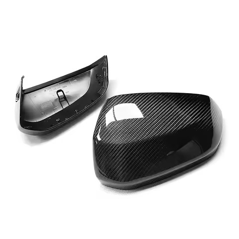 Replacement Rearview Side Mirror Covers Cap For Audi 19-22 Q3 20-24 RSQ3 16-22 Q2 18-22 SQ2 Carbon F