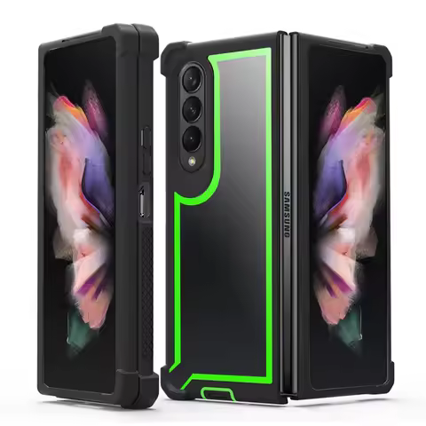 Military Grade Airbags Protection Defender Cover for Galaxy Z Fold 6/Z Fold 5/Z Fold 4/Z Fold 3 Shoc