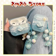 Airpod 2 3 4 Pro2 Pro 3 Lucky Blue Whale Case Mix Cute Pearl String Latest Airpods Case Airpod 4 Cas
