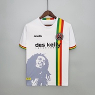 【 In stock 】 Fully sublimated Bob Marley T-shirt Ajax Bob Marley T-shirt Bohemian FC Bob Marley Insp