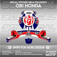 Sticker decal helm Ori Honda Part 1 | decal helm | decal sticker hel honda