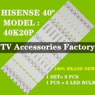 40K20P HISENSE 40" LED TV BACKLIGHT (LAMP TV) HISENSE 40 INCH LED TV BACKLIGHT 40K20