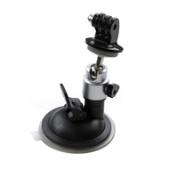 GoPro Car Suction Cup Mount Holder with Tripod Mount Adapter 360 Degree Rotation