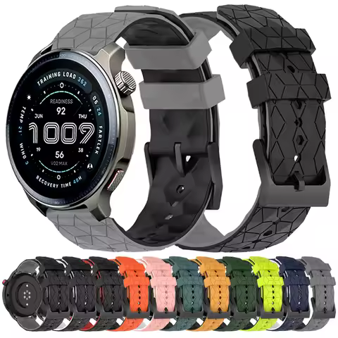20mm 22mm Silicone Sports Strap For Amazfit Bip6 5 Balance 2 UNITY Zepp Z CHEETAH GTR 4 3 2e/GTS 4 2
