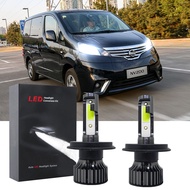 For Nissan NV200 2012-2023 (100% Headlamp Bulbs) 2PCS WHITE 12-32V 6000K LED Headlight Conversion Li