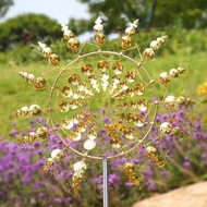 Magic Metal Kinetic Sculpture Windmill, New Kinetic Metal Wind Spinners for Yard and Garden, 3D Kine