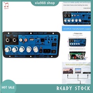 (Ready Stock) Car Bluetooth Digital Amplifier Board Dual Microphone Bluetooth 5.0 Stereo Amplifier Subwoofer Karaoke Amplifier