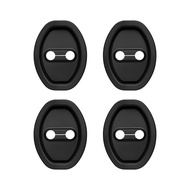 Set Silikon Cover Penutup Pelindung Kunci Pintu Mobil Degan Logo Tebal Karet Silicone Door Lock Cove