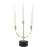 GHBathroom_Mall COZY เทียน LED รุ่น RAMA ขนาด20x9.8x26.5ซม. สีเบจ+ทอง ร้านค้าเเนะนำ