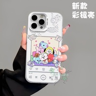 BTS BTS All Members Tian Jungkook Phone Case Suitable for Apple 15vivo Huawei OPPO Colorful Silver C