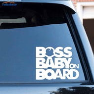 Boss Baby on board car sticker decals white stickers MPStudio