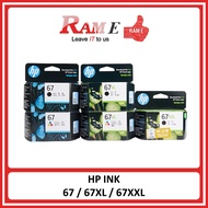 [ORIGINAL] HP 67 / 67XL / 67XXL Black Tri-color Ink Cartridge