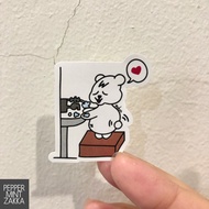 Wash your hands original sticker approx 4x4cm size (4pcs/sheet)