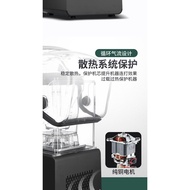 New High-End Slush Machine Ice Crusher Milk Tea Shop Equipment Commercial with Sound Enclosure High Speed Blender Mixer