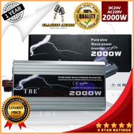 BOSCATECH TBE Pure Sine Wave Power Inverter 2000w 12V 24V(Original)