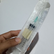 (1pcs) 10ml Loloh syringe, syringe 10cc/ + needle + hose, new item and seal