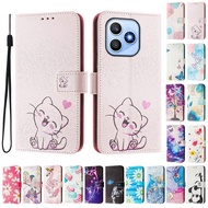 Casing For Honor X8d Case Honor X8C X8b X9d X9b X9C Case Cute Painted Pattern Flip Phone Case Magnet