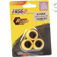 Fasstek Mix and Match Roller For Yamaha XMAX 3PCS FLYBALL ROLLER FOR XMAX YAMAHA XMAX