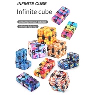 [SG SELLER] Infinite Cube Fidget Toys Kids Adult Relaxation Toy Stress Relief Magic Cube Infinite Fl