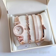 ✨ของแท้100%✨นาฬิกาข้อมือผู้หญิง AK/3284 Anne Klein Women's Premium Rosegold Watch and Bracelet Set