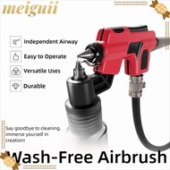 MEIGUII Wash-Free Airbrush, For DSPIAE PT-AB Easy to Spray 50ml Mixing Jar, Modeler Hobby with Marke