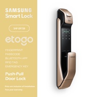 Samsung Original SHP-DP728 Smart Door Lock Fingerprint Password Keyless Digital Lock For Home