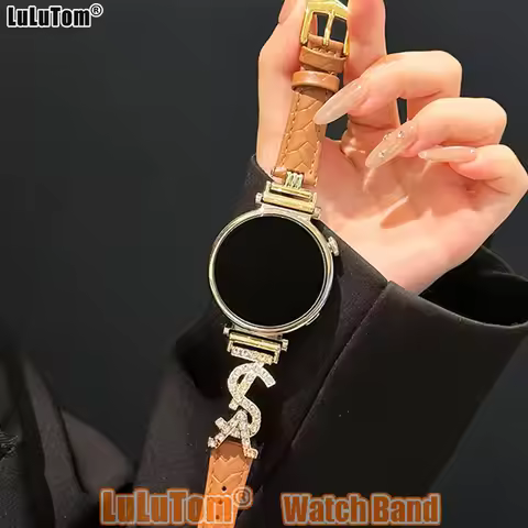 Luxury Leather Watch Band for Samsung Galaxy Watch 8 Ultra 7 6 5 4 44/40mm Strap Huawei GT5 Pro 42/4