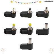 NAILSDECOR DC Power Male Plug, Socket Welding Wire Type 90 Degree Welding Connector, DC Power Male P