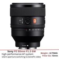 Sony FE 50mm f/1.2 GM Lens  (Getting an exclusive GM premium) 50 F1.2 Gmaster