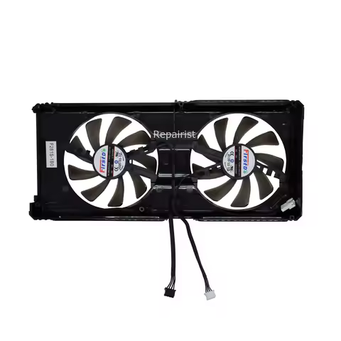GPU VGA Cooler With Shell,Graphics Card Fans For Palit RTX 3060 3060Ti Dual OC V1,For Palit RTX 3050