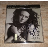 Hilary Duff CD Album Dignity Signed With Signature
