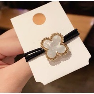 Hair tie lucky leaf bands