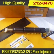 E320D Fuel Injector 212-8470 2128470 for Caterpillar 323D 320D 312C 320C 318C 311C Excavator Injecto