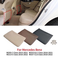 For Mercede W205 W253 W213 Car Seat Back Panel Leather Backrest Storage Pocket Cover Accessory For B