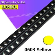 100pcs Yellow 0603 SMD LED light new
