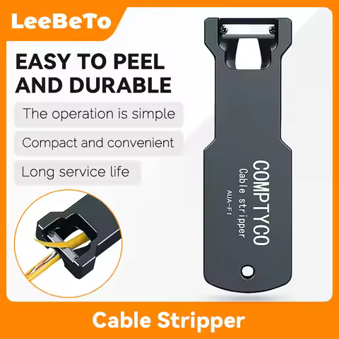 COMPTYCO AUA-F1 FTTH Optical Fiber Tool Longitudinal Stripper Cable Jacket Slitter 8.5mm -14.4mm She