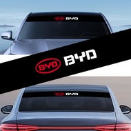 1pcs Car Front Rear Window Sticker Waterproof Sunshade Windshield Decal  For BYD Qing Song Tang Yuan