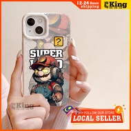 For iphone 15 Pro Max Casing 11 Super Mario xr xs Max 7 8 Plus Gloss TPU iPhone Case 11Pro 13 12 14 